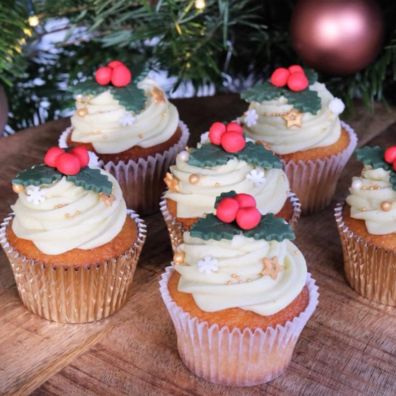 Cupcakes kerst