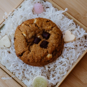 Triple chocolate koek